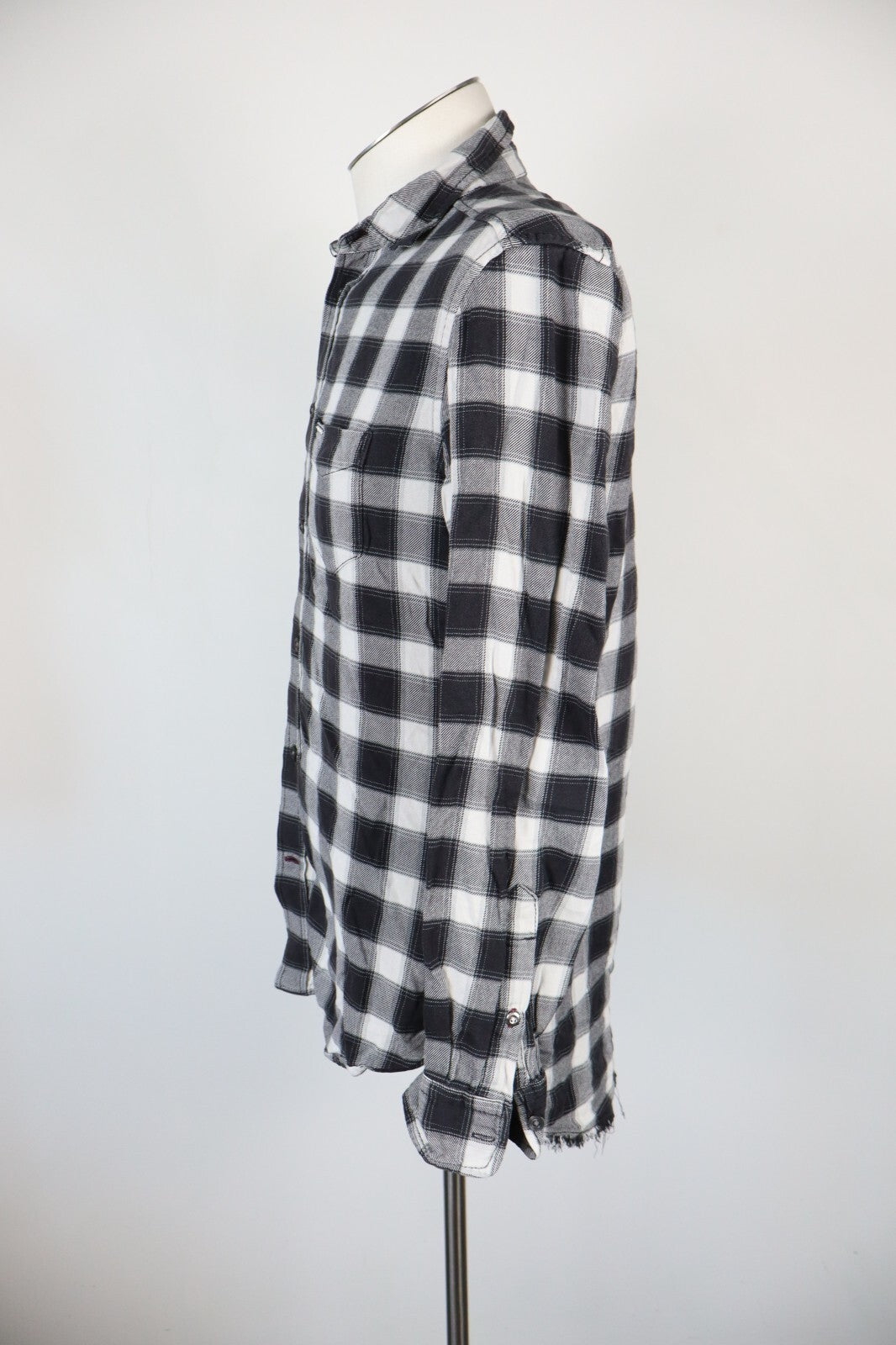 DIESEL CAMICIA UOMO TG. S MAN CASUAL VINTAGE SHIRT COTONE ITALY