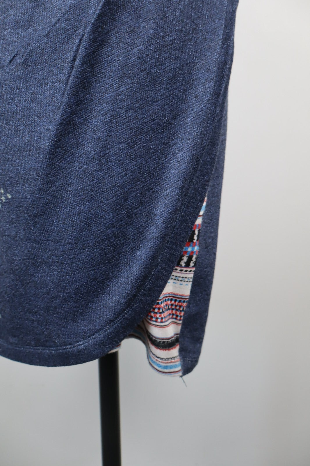 DESIGUAL VESTITO ABITO DONNA TG. S WOMAN CASUAL VINTAGE DRESS POLIESTERE BLU