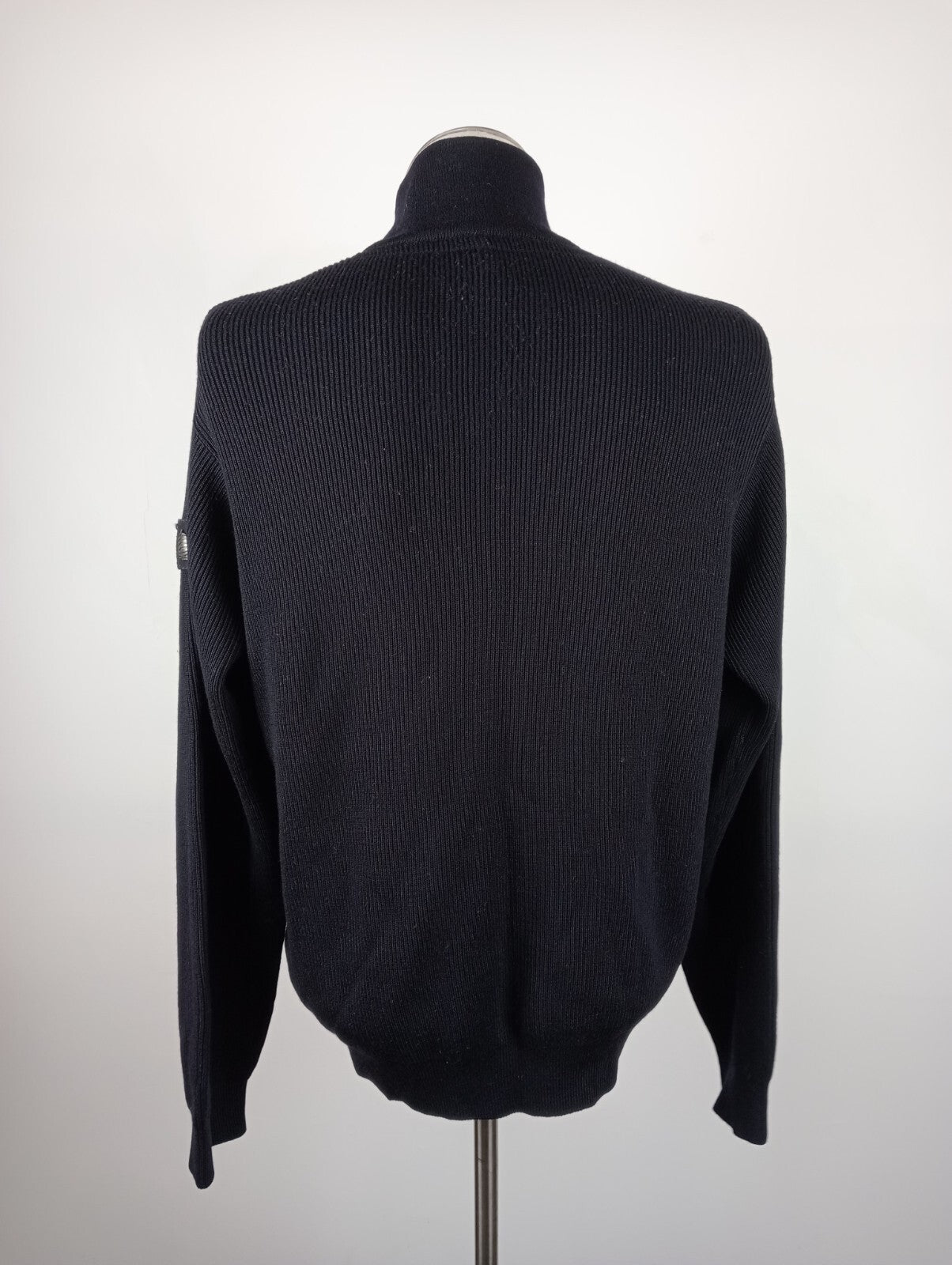 MARINA YACHTING MAGLIONE ZIP LANA WOOL VINTAGE UOMO Tg. L MAN SWEATER CASUAL