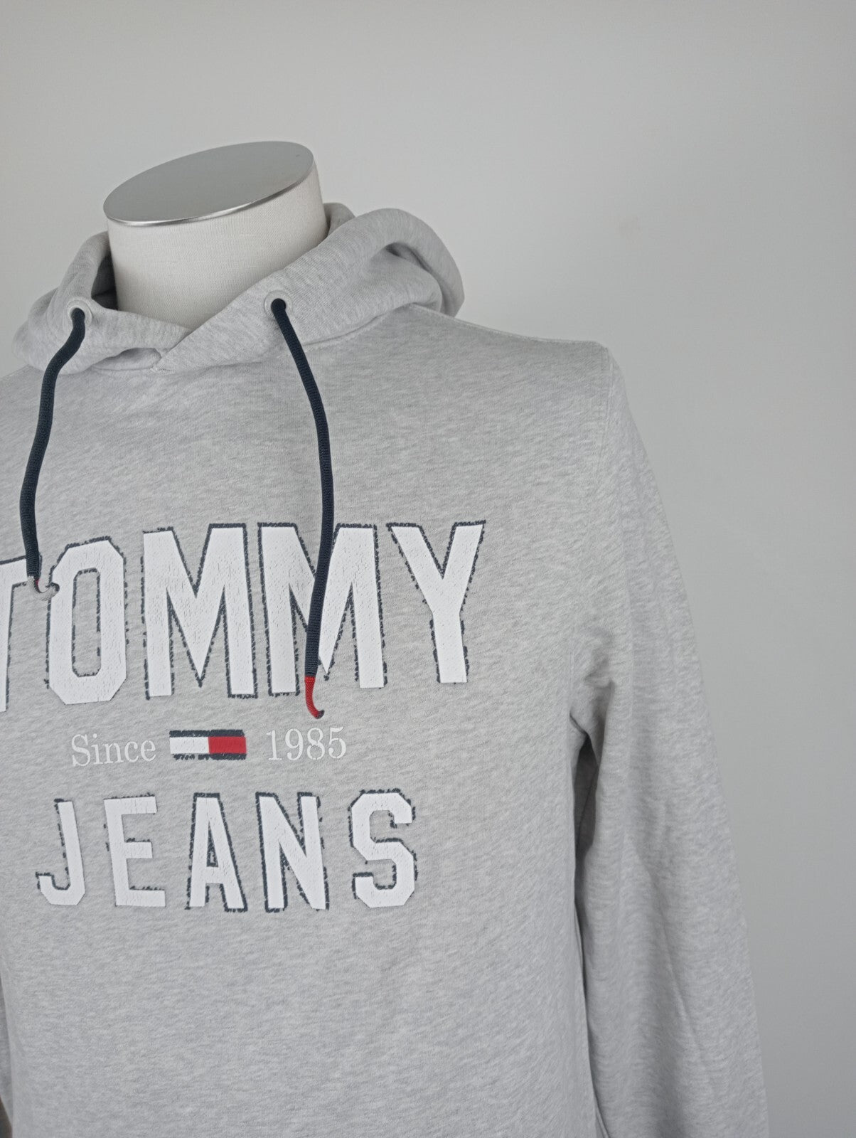 TOMMY HILFIGER FELPA CAPPUCCIO UOMO Tg S MAN SPORT JACKET SWEATSHIRT VINTAGE