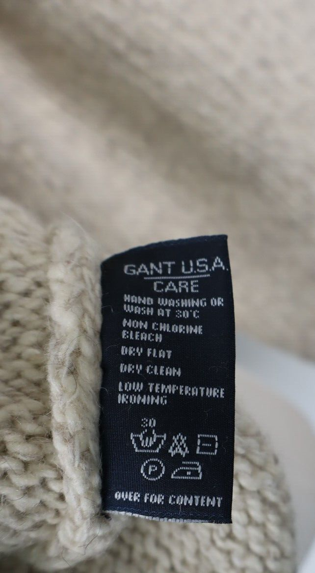 GANT USA MAGLIONE MAGLIA LANA WOOL UOMO Tg. M MAN SWEATER CASUAL VINTAGE