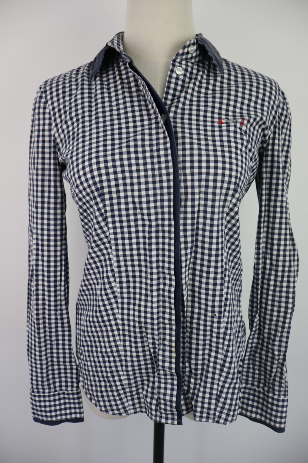 AJ ARMANI JEANS CAMICIA DONNA TG. 38 WOMAN SHIRT CASUAL VINTAGE  COTONE