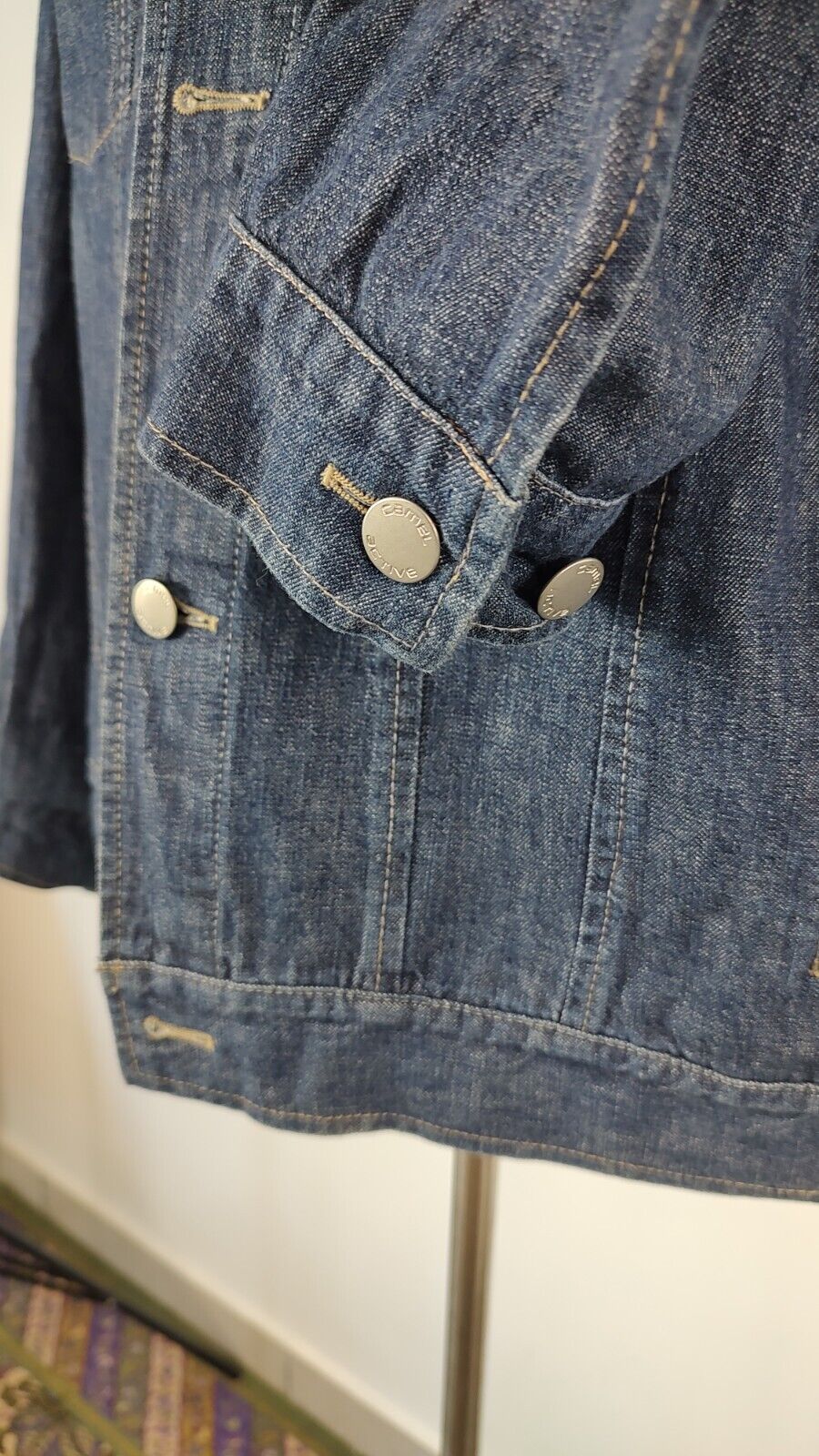 CAMEL ACTIVE JEANS GIUBBINO UOMO Tg L MAN CASUAL VINTAGE JACKET DENIM