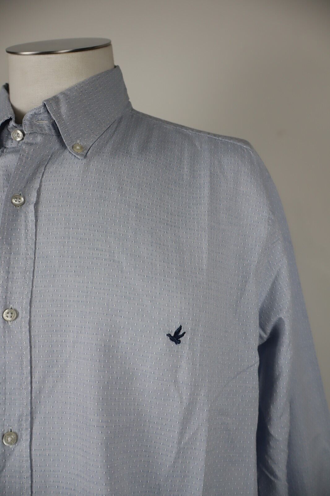 BROOKSFIELD CAMICIA UOMO COTONE TG. W45 190  MAN CASUAL VINTAGE SHIRT ITALY