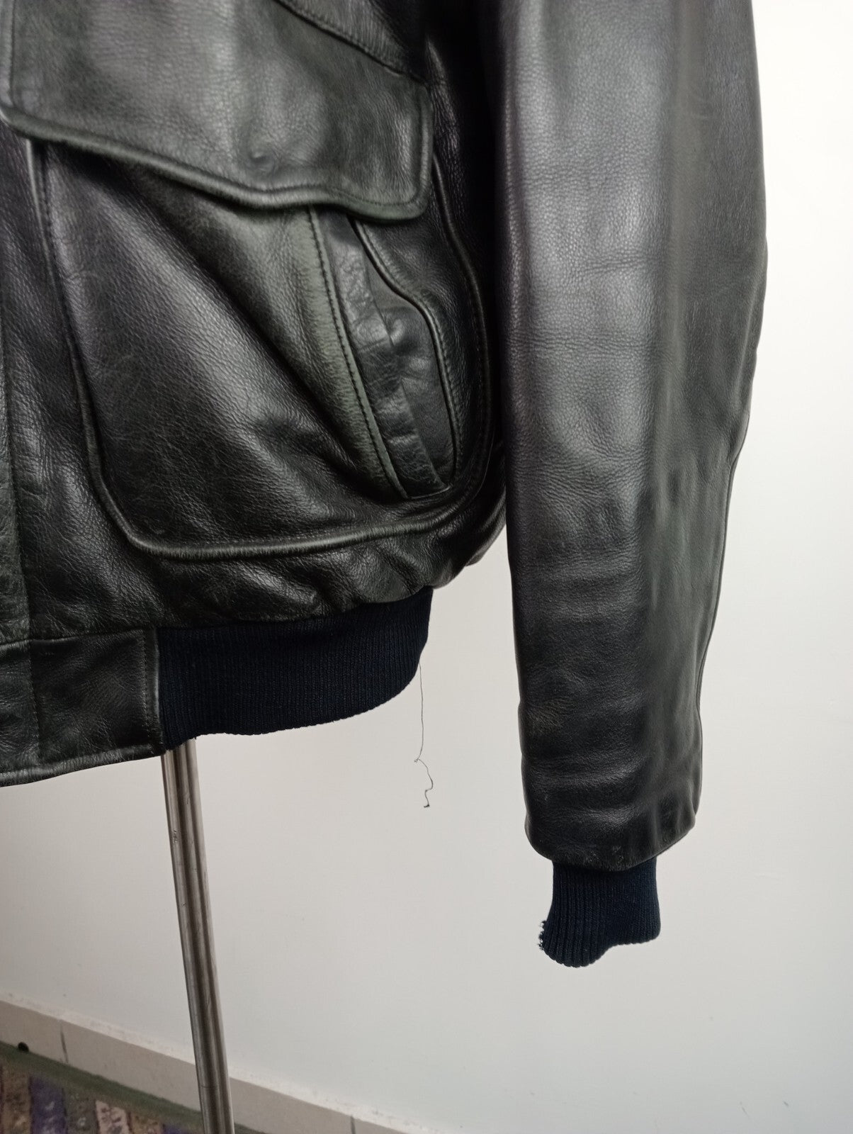 HARLEY DAVIDSON GIUBBINO PELLE MOTO LEATHER GIACCA UOMO Tg L MAN CASUAL JACKET
