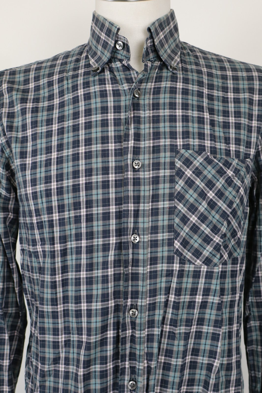 PIERRE CARDIN EVOLUTION CAMICIA UOMO TG M MAN CASUAL VINTAGE SHIRT COTONE COTTON