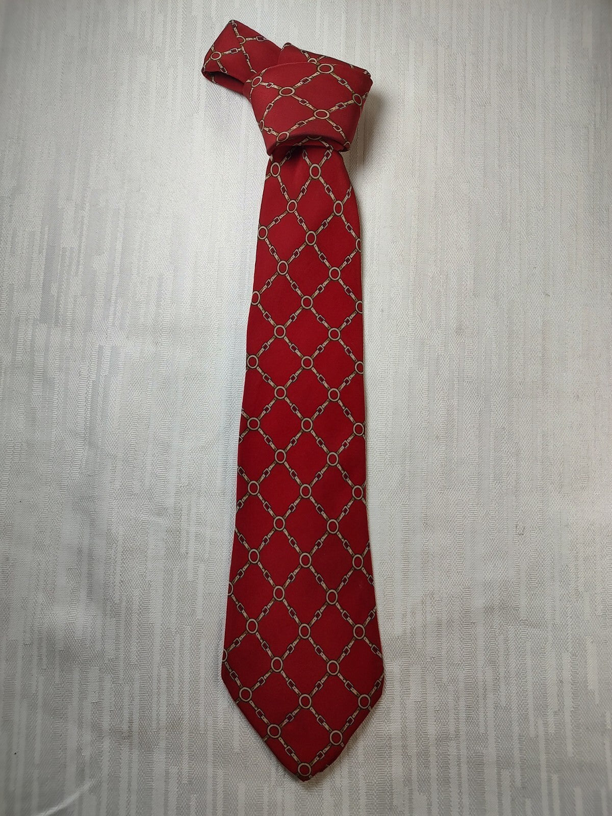 PROCHOWNICK 100% SILK TIE SETA CRAVATTA NECKTIE MADE IN ITALIA CLASSIC