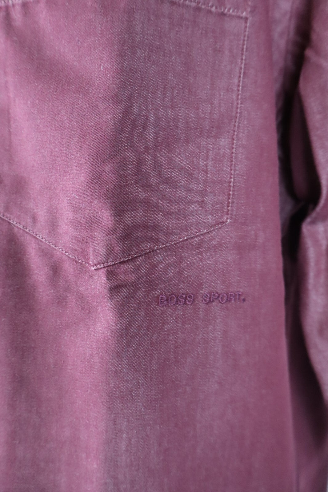 HUGO BOSS CAMICIA UOMO TG. L MAN CASUAL VINTAGE SHIRT COTONE COTTON