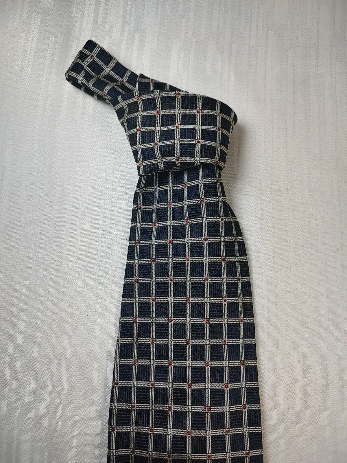 EGON VON FURSTENBERG 100% SILK TIE SETA CRAVATTA NECKTIE MADE IN ITALY CLASSIC