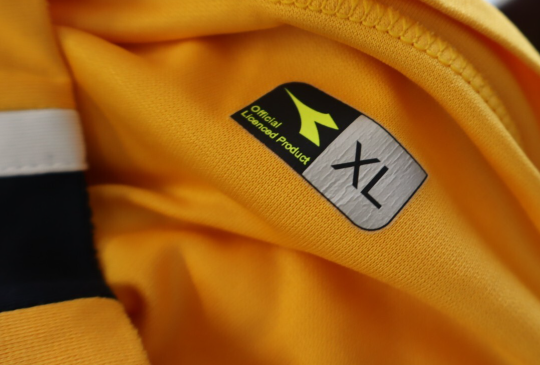 DIADORA SCOTLAND MAGLIA CALCIO UOMO Tg XL SOCCER MAN JERSEY VINTAGE SPORT SHIRT