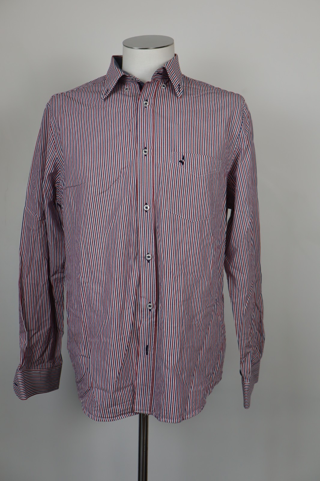 NAVIGARE CAMICIA COTONE UOMO TG. L MAN CASUAL VINTAGE SHIRT LOGO COTTON