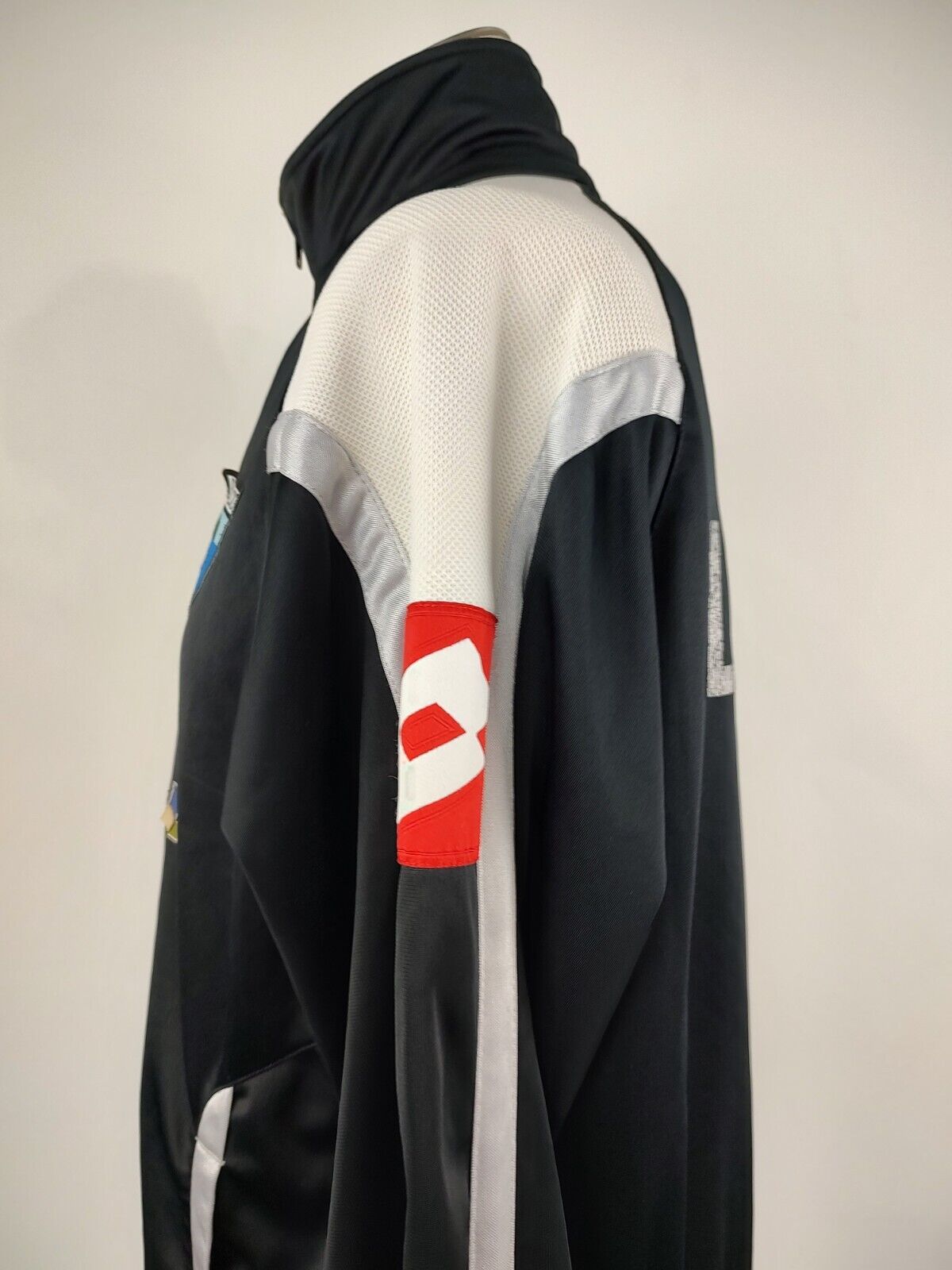 LOTTO OLBIA N.10 GIACCA SPORTIVA CALCIO Tg L MAN VINTAGE JACKET