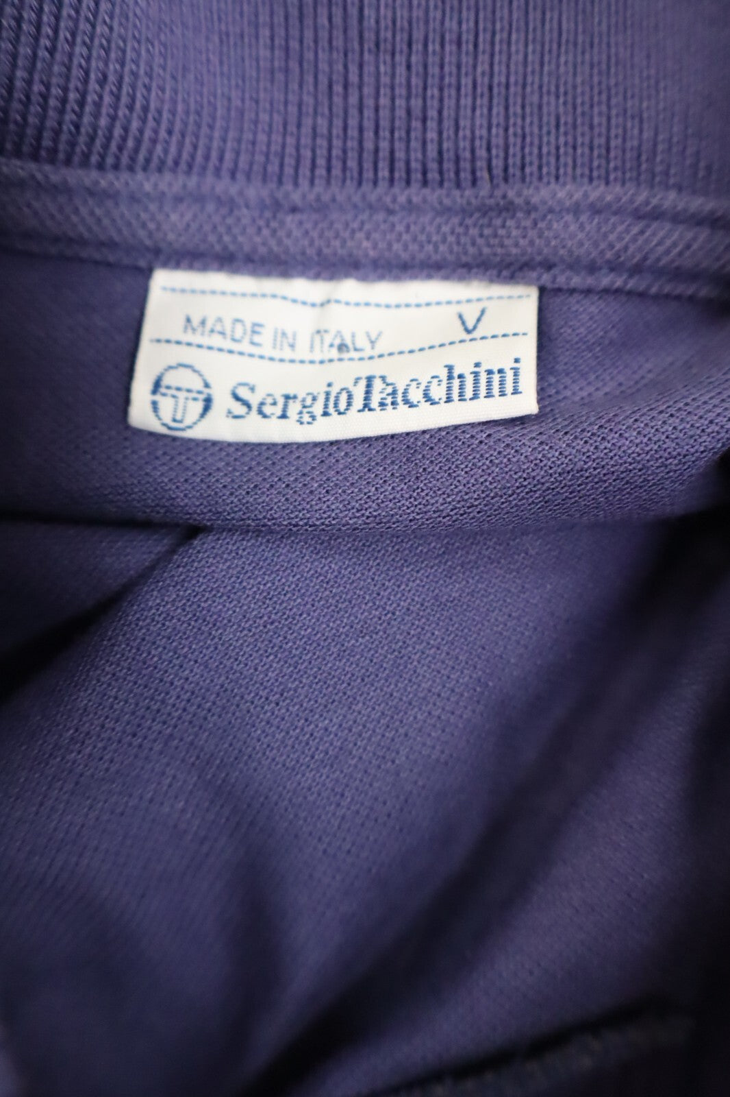 SERGIO TACCHINI MAGLIA POLO COTONE UOMO TG. 5 MAN T-SHIRT CASUAL VINTAGE