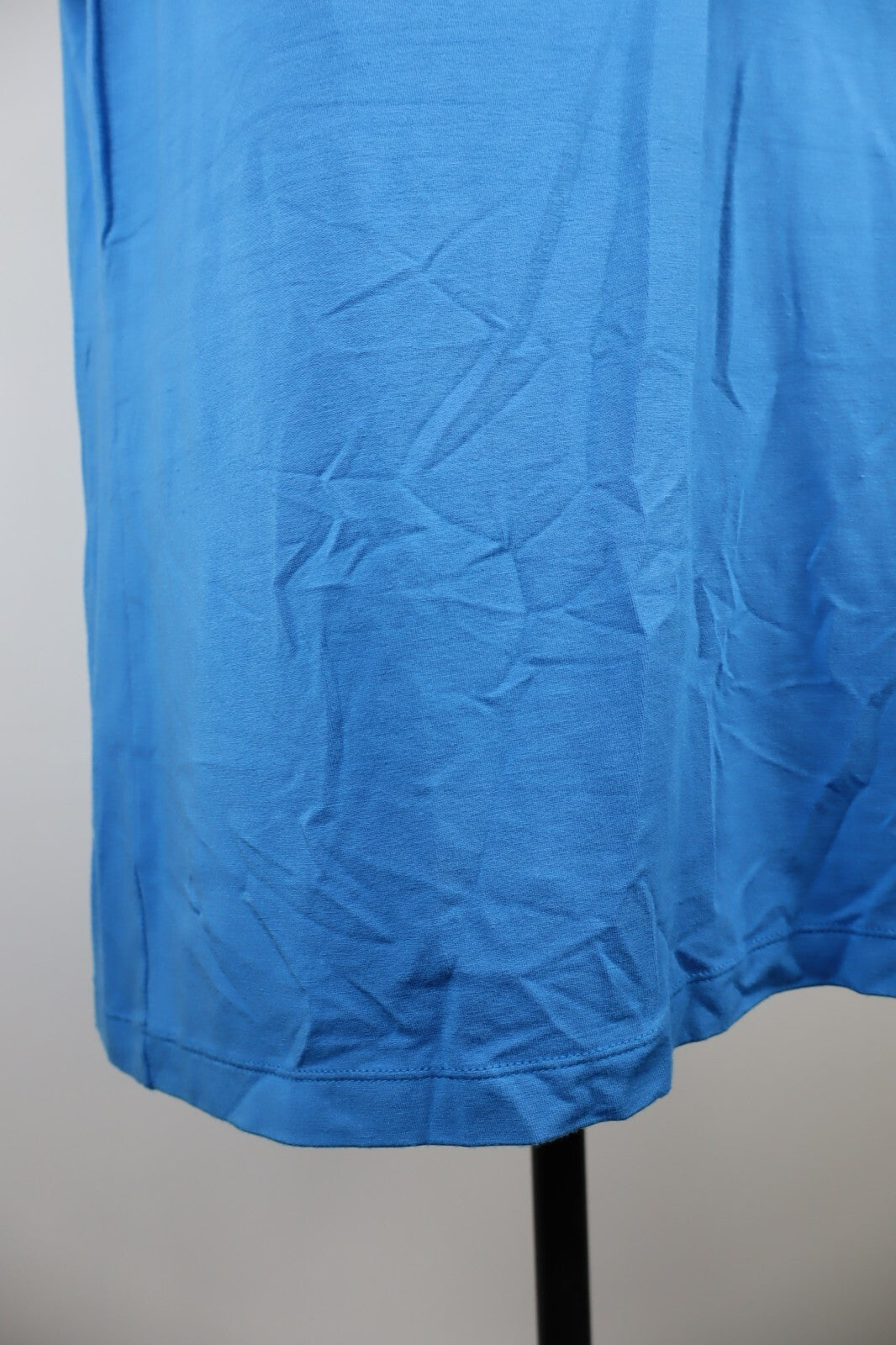 RALPH LAUREN MAGLIA SMANICATA TOP DONNA TG. XL WOMAN SHIRT CASUAL VINTAGE BLU