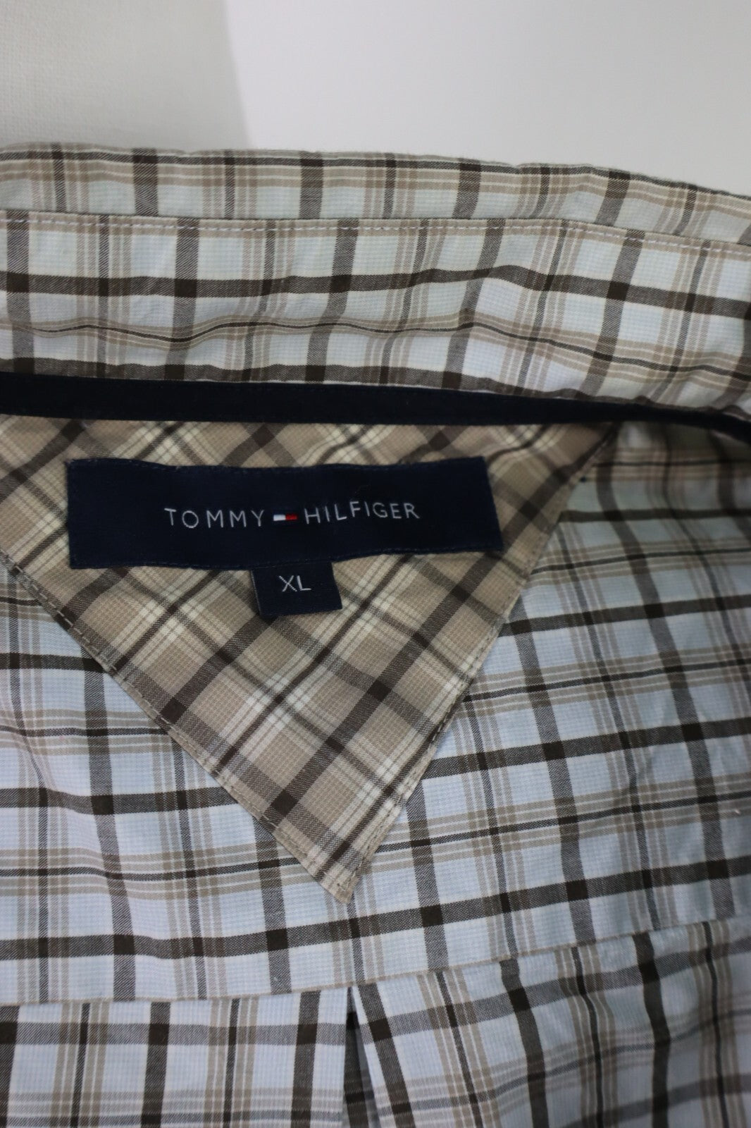 TOMMY HILFIGER CAMICIA UOMO TG. xl MAN CASUAL VINTAGE SHIRT COTONE COTTON