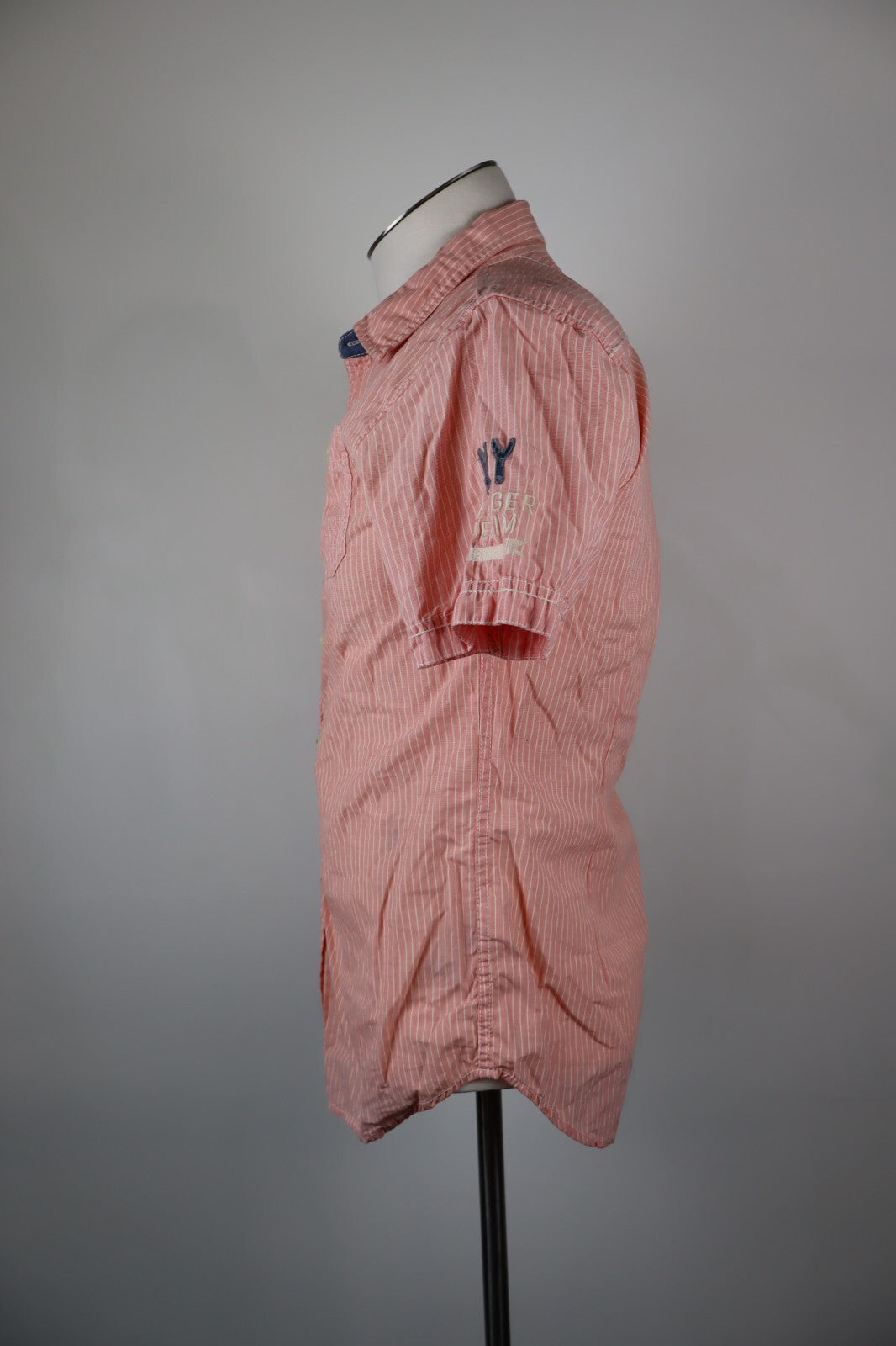 TOMMY HILFIGER DENIM CAMICIA COTONE SHIRT UOMO Tg. S MAN VINTAGE CASUAL COTTON