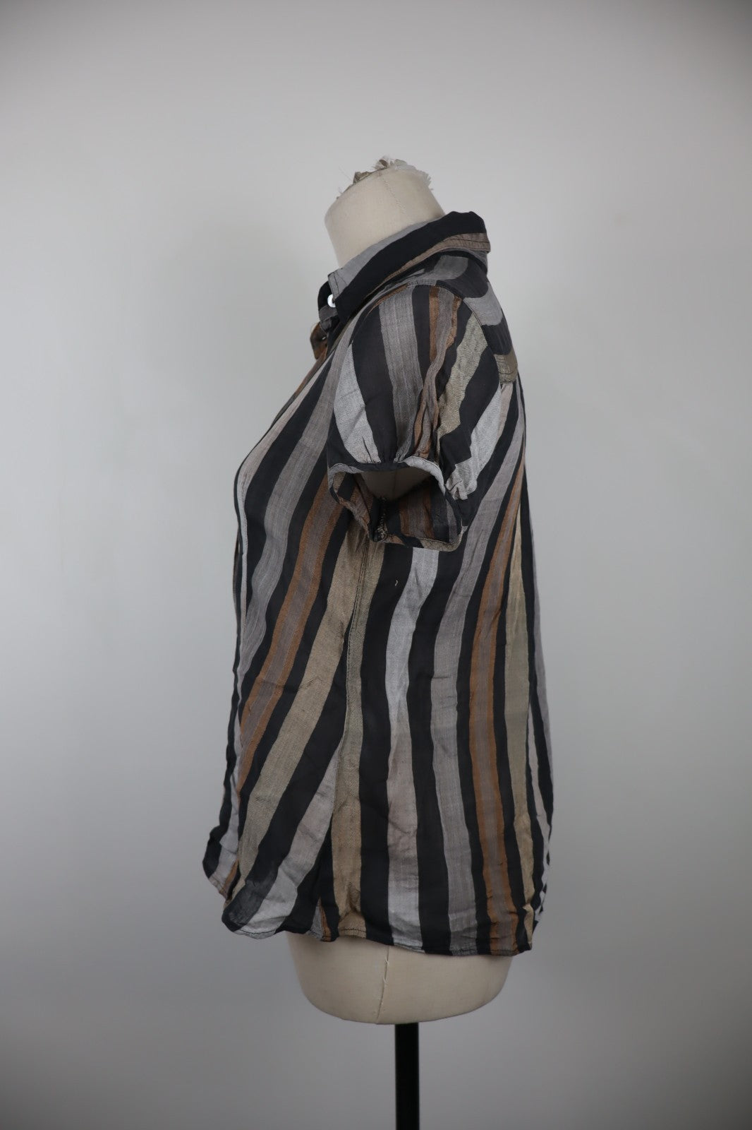 MARELLA CAMICIA  DONNA TG. 42 WOMAN SHIRT COTONE COTTON CASUAL VINTAGE RIGHE