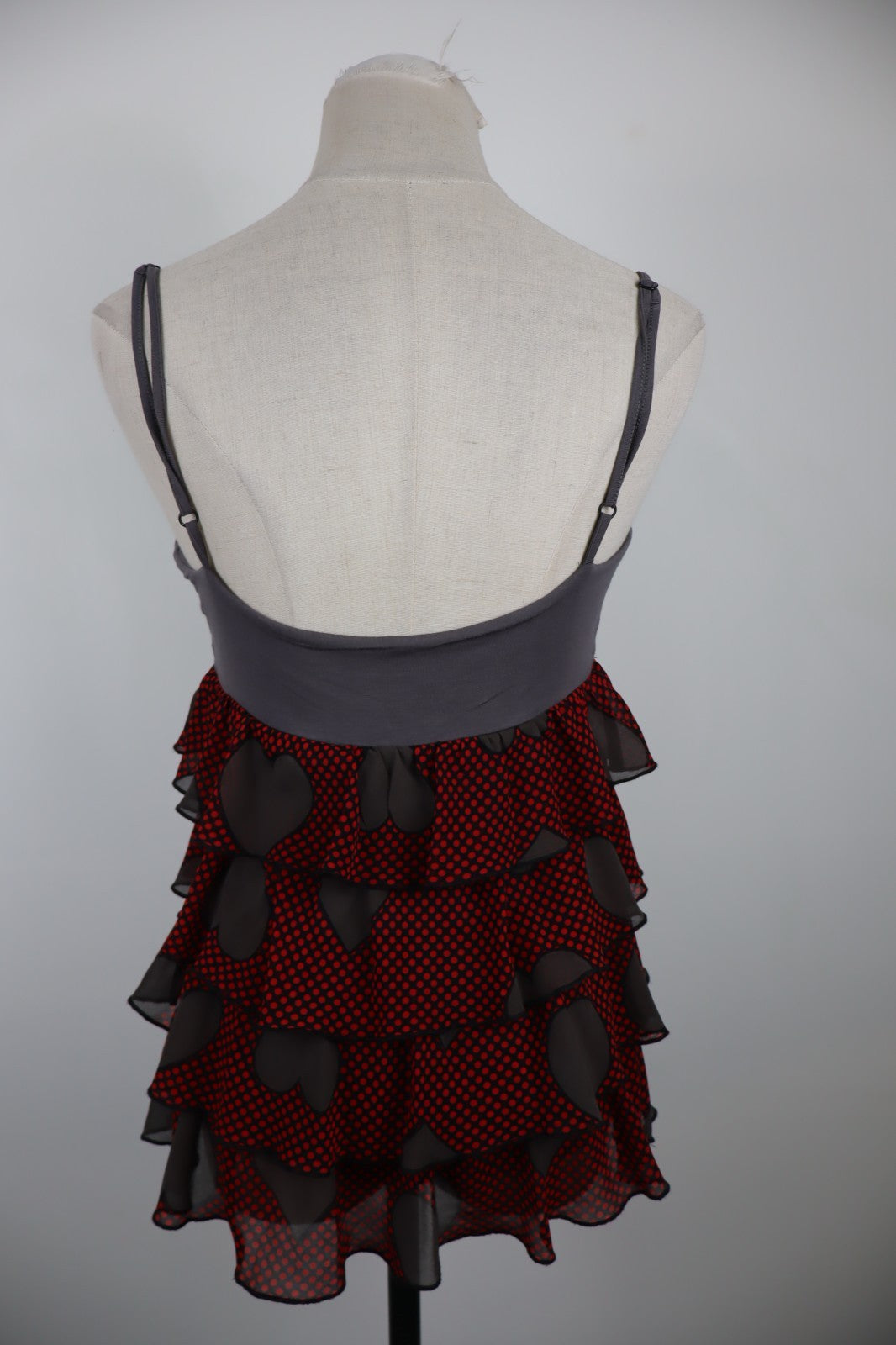 FORNARINA MAGLIA CANOTTA DONNA TG. M WOMAN CASUAL VINTAGE T-SHIRT TOP  VOLANT