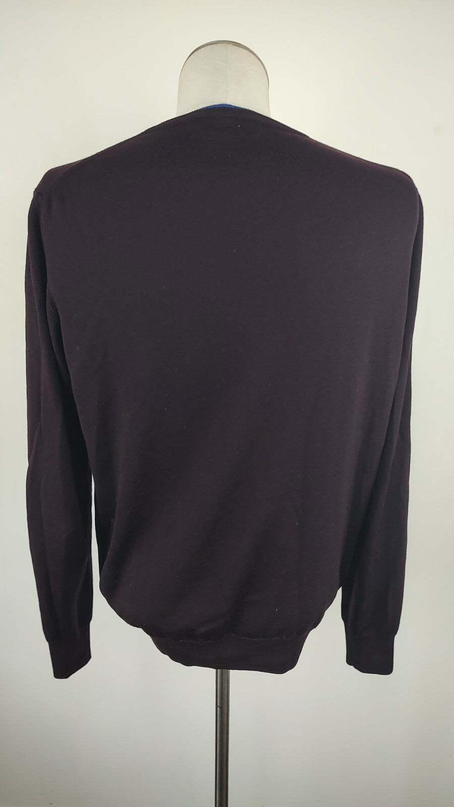 FRED PERRY MAGLIONE VINTAGE UOMO Tg. L MAN SWEATER CASUAL LANA