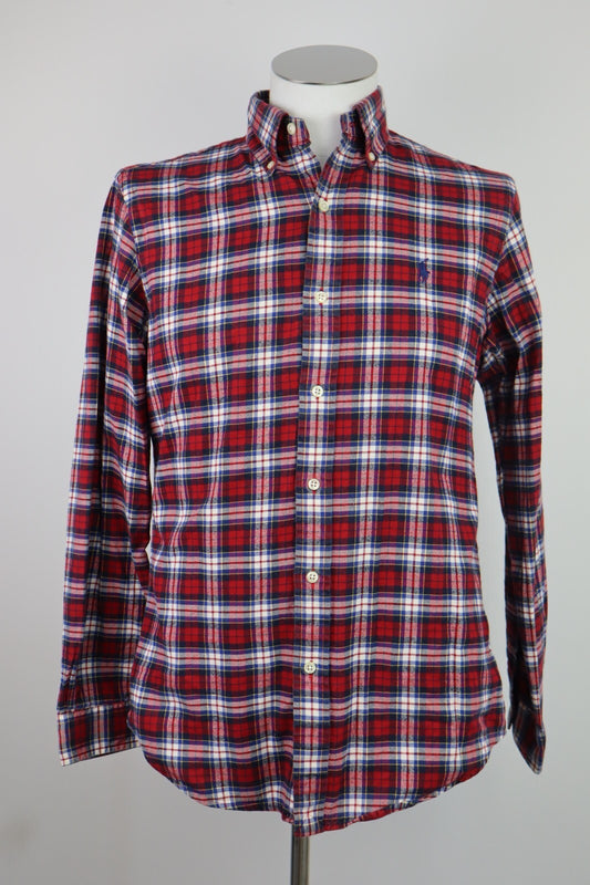 RALPH LAUREN CAMICIA SHIRT UOMO Tg S MAN VINTAGE CASUAL COTONE COTTON