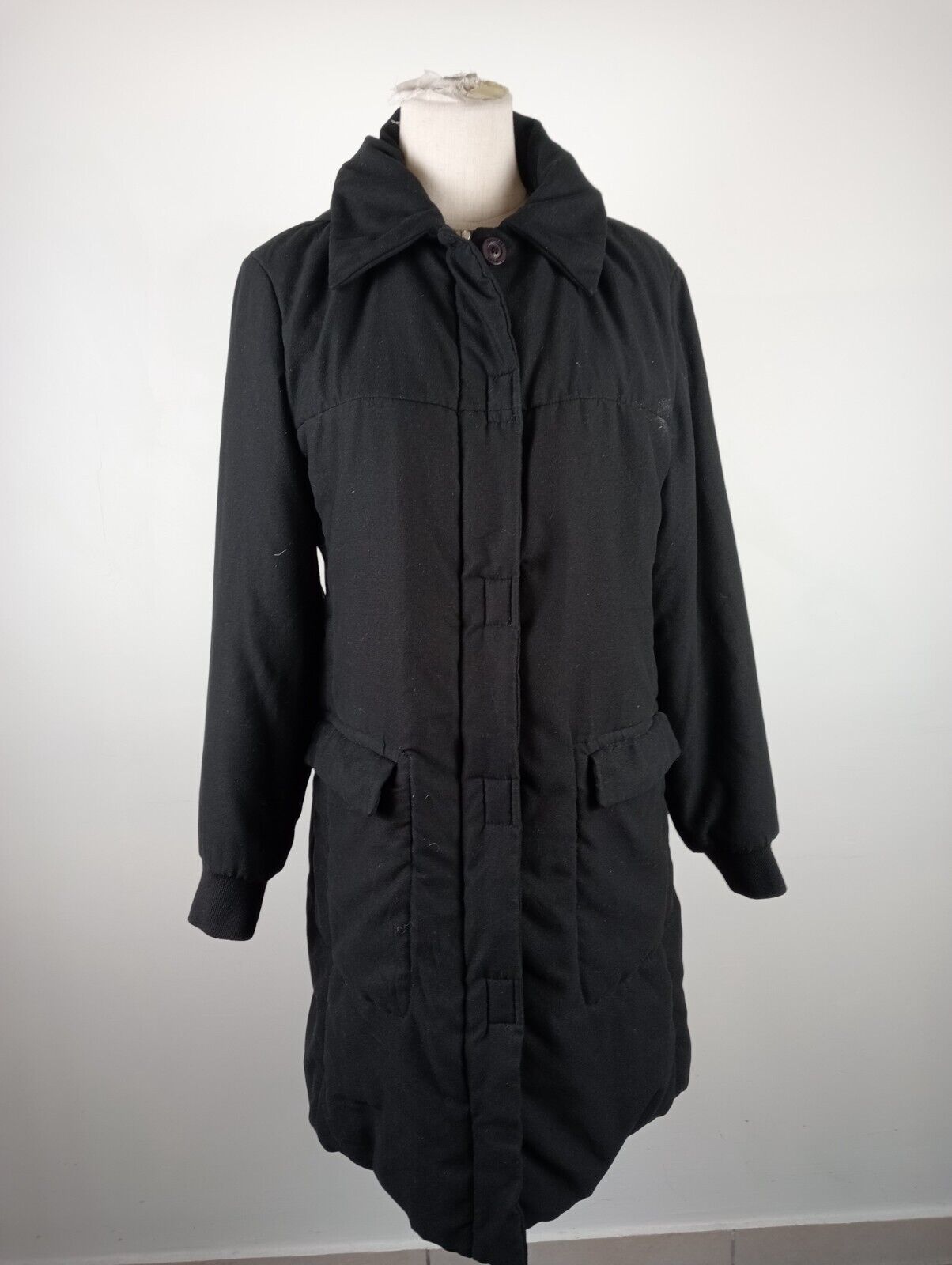 TRUSSARDI JEANS GIUBBINO DONNA Tg 42 IMBOTTITO WOMAN JACKET CASUAL VINTAGE