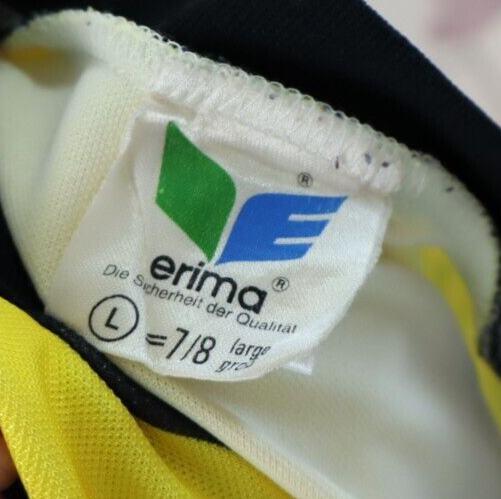 ERIMA STOCCARDA N 4 MAGLIA CALCIO UOMO TG L SOCCER VINTAGE MADE WEST GERMANY