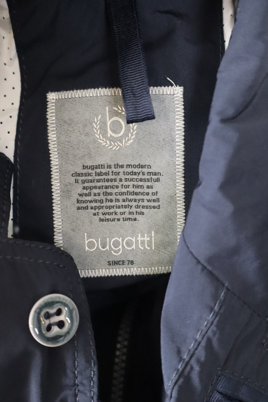 BUGATTI GIUBBINO LEGGERO UOMO Tg 98 MAN CASUAL VINTAGE JACKET