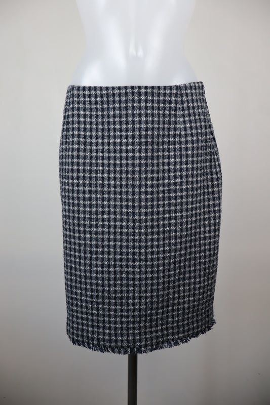 MAX MARA GONNA A TUBINO DONNA WOMAN SKIRT Tg. 42 CASUAL VINTAGE COTONE LOGO
