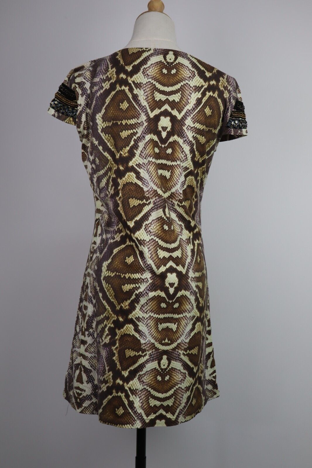 CUSTO BARCELONA VESTITO DONNA TG 2 WOMAN CASUAL VINTAGE DRESS