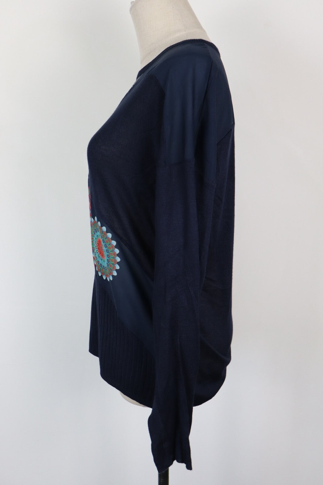 DESIGUAL MAGLIA DONNA TG. S WOMAN CASUAL VINTAGE T-SHIRT TOP