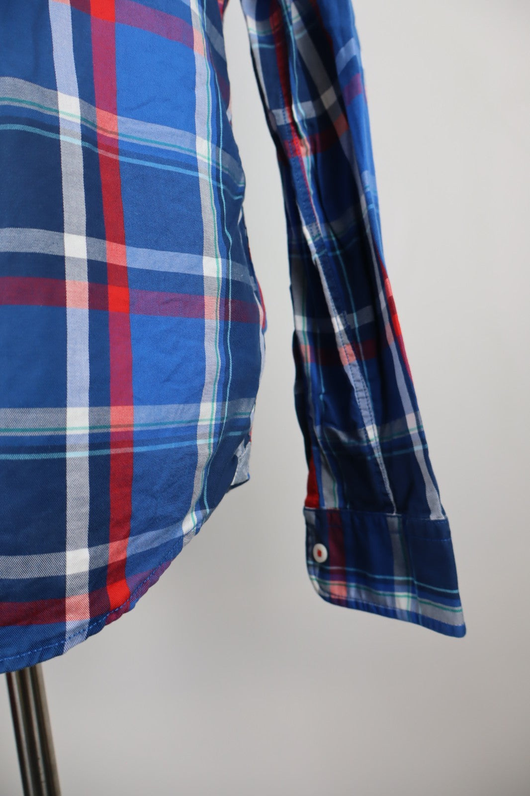 TOMMY HILFIGER CAMICIA MANICA LUNGA UOMO TG. M MAN CASUAL VINTAGE SHIRT COTONE