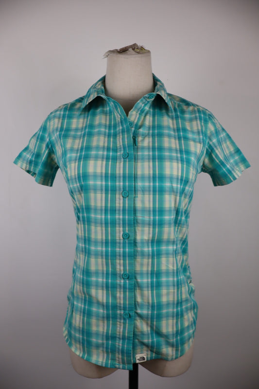THE NORTH FACE CAMICIA DONNA TG. XS WOMAN SHIRT CASUAL VINTAGE COTONE COTTON