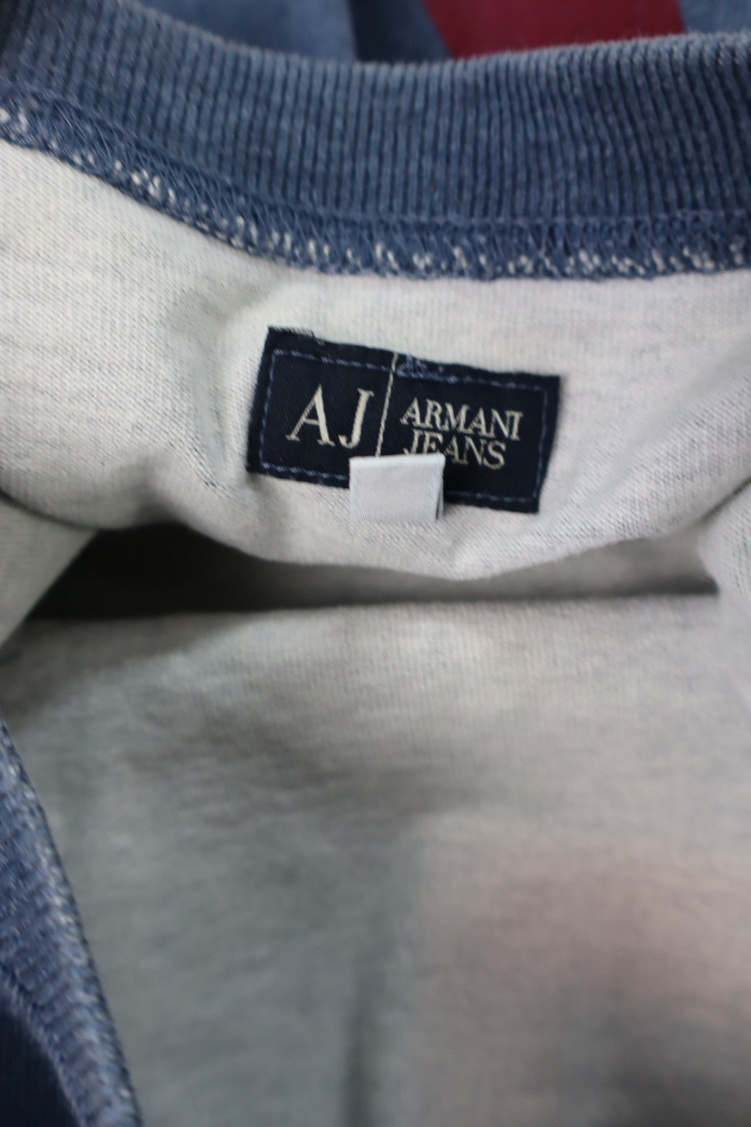 ARMANI JEANS MAGLIA UOMO TG. M MAN T-SHIRT VINTAGE CASUAL COTONE COTTON LOGO