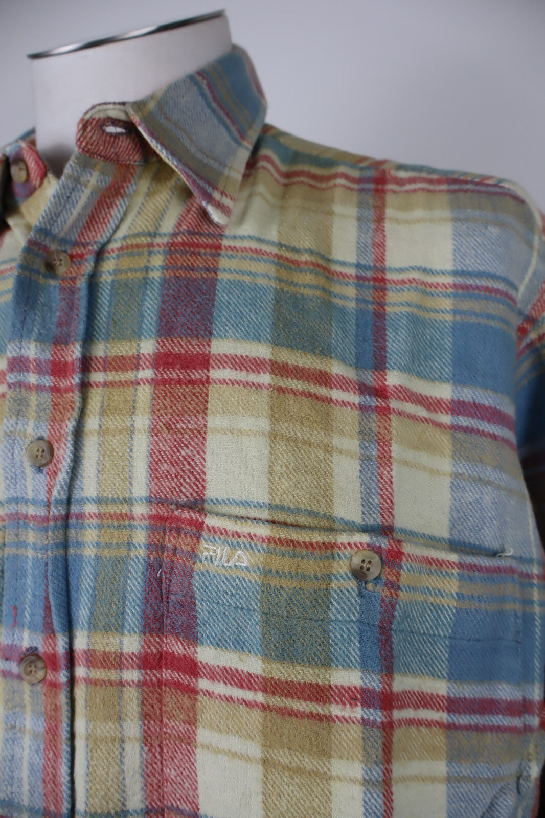 FILA CAMICIA UOMO TG M MAN SHIRT CASUAL VINTAGE COTONE COTTON