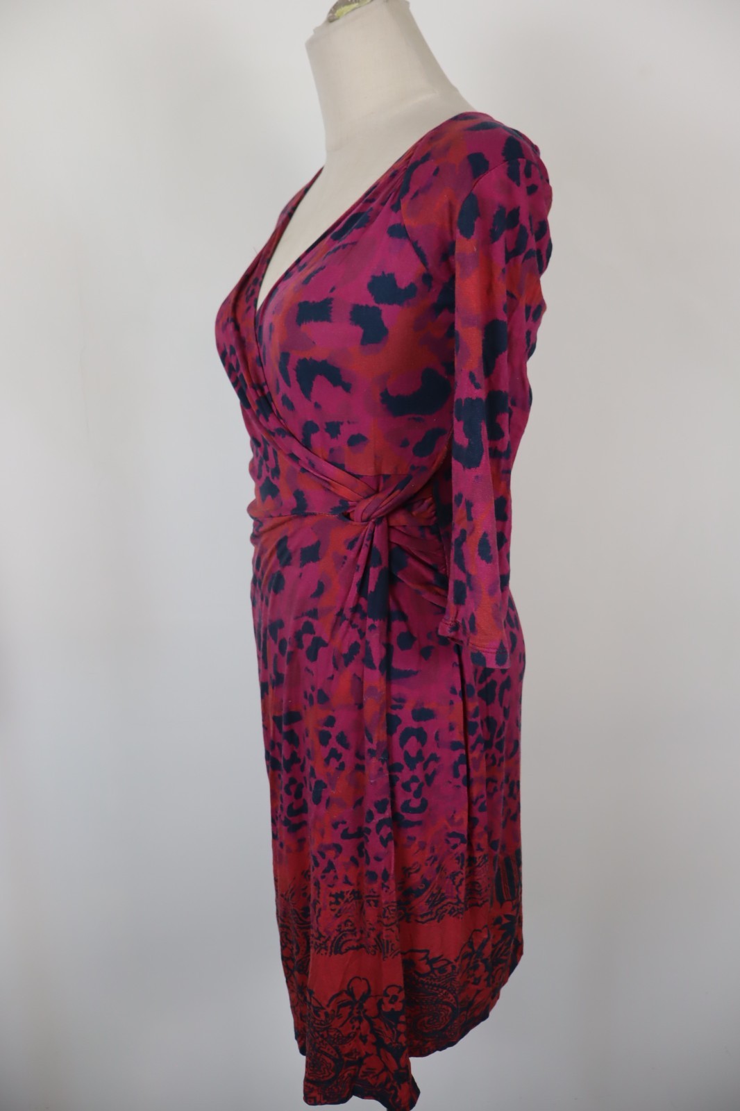 DESIGUAL VESTITO DONNA TG. M WOMAN CASUAL VINTAGE DRESS COTONE