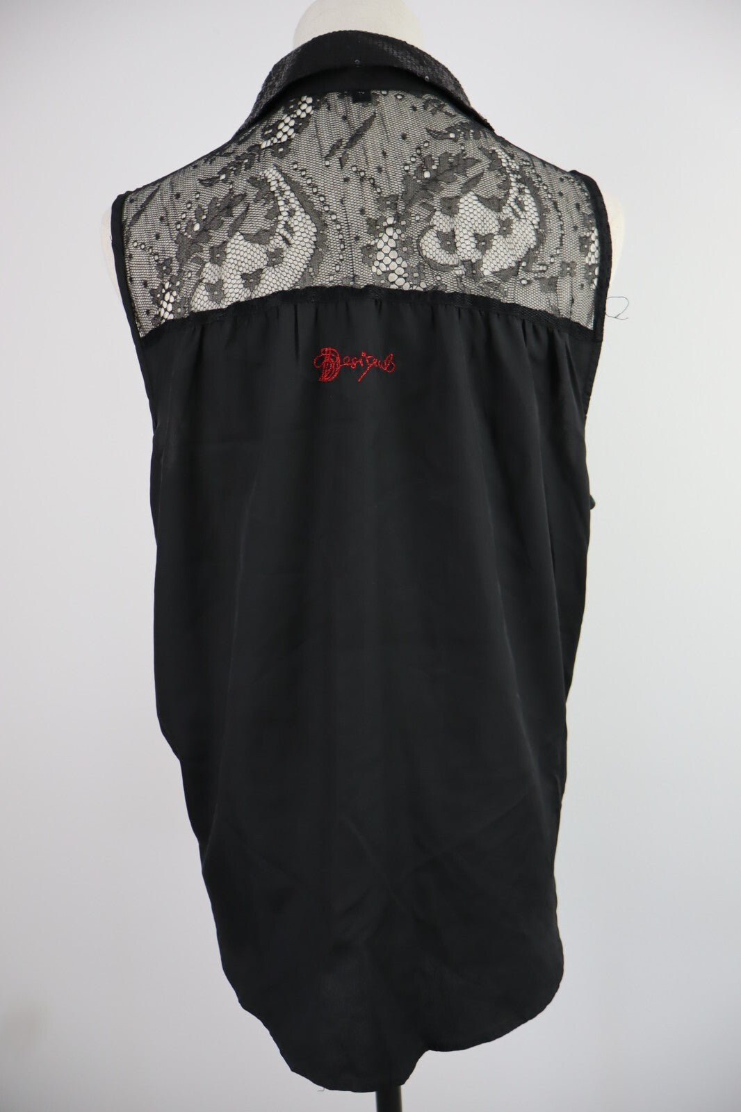 DESIGUAL CAMICIA SMANICATA DONNA TG. XL WOMAN SHIRT CASUAL VINTAGE