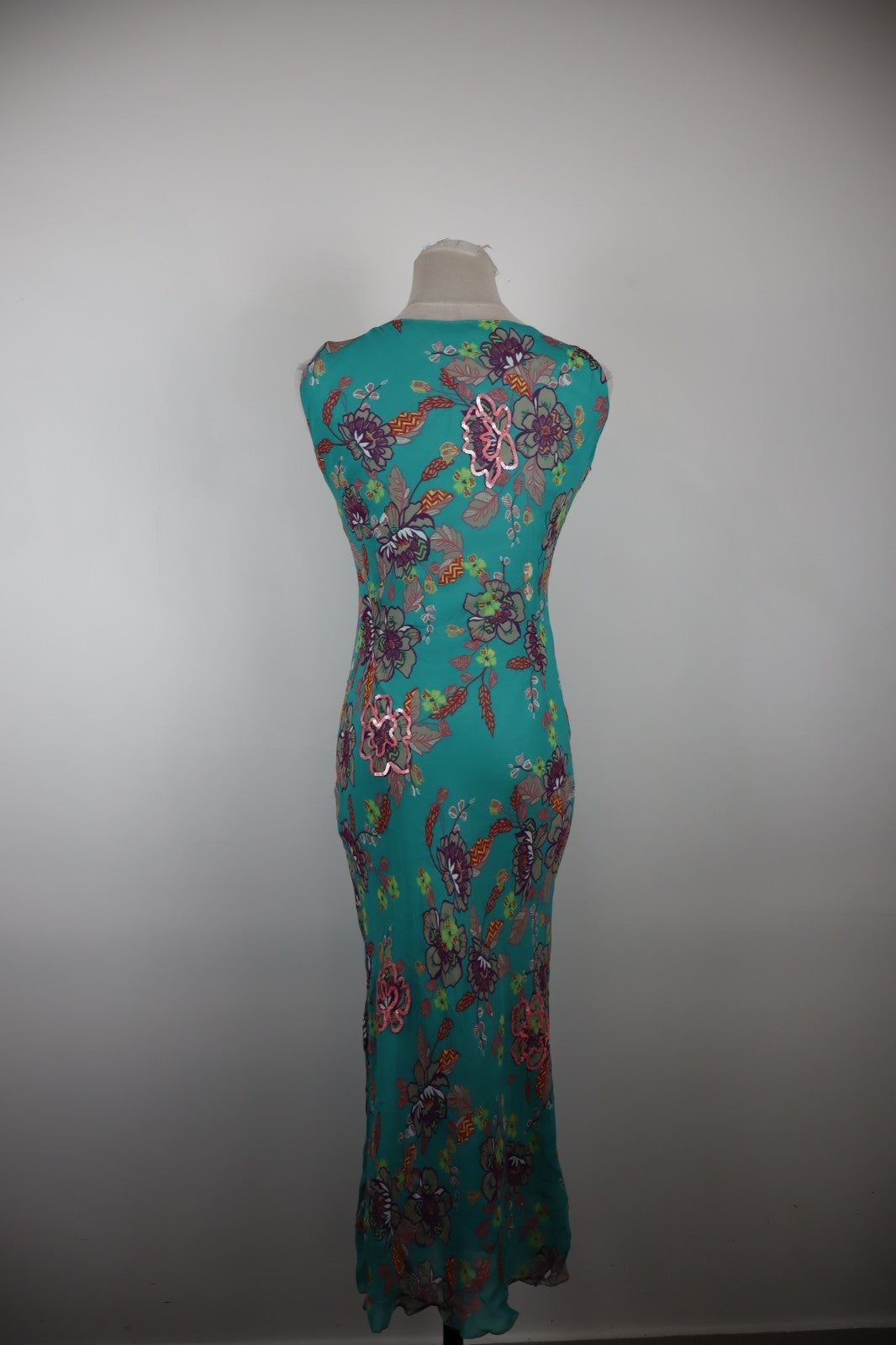 MAX&CO VESTITO SMANICATO DONNA ABITO TG 40 WOMAN CASUAL VINTAGE DRESS ADERENTE