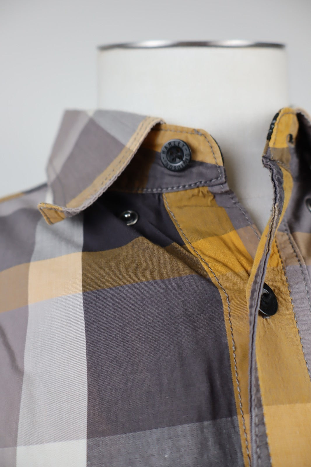 HARLEY DAVIDSON CAMICIA UOMO TG M MAN SHIRT CASUAL VINTAGE COTONE COTTON LOGO