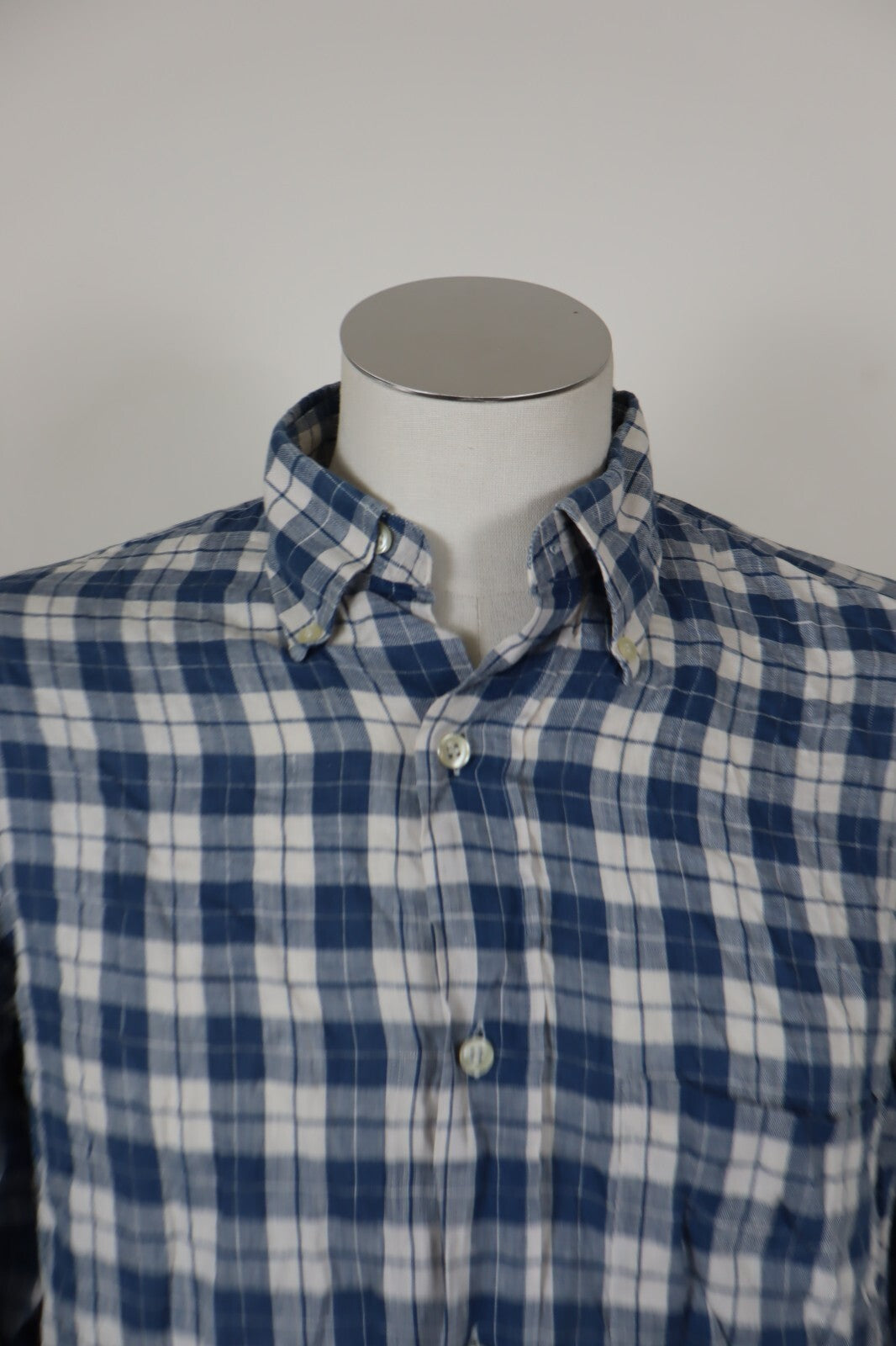 GIANFRANCO FERRE' CAMICIA UOMO COTONE TG. 40 / 15.75  MAN CASUAL VINTAGE SHIRT