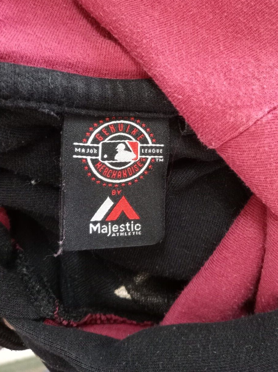 MAJESTIC BASEBALL NEW YORK FELPA UOMO Tg XS MAN SPORT  SWEATSHIRT CASUAL VINTAGE
