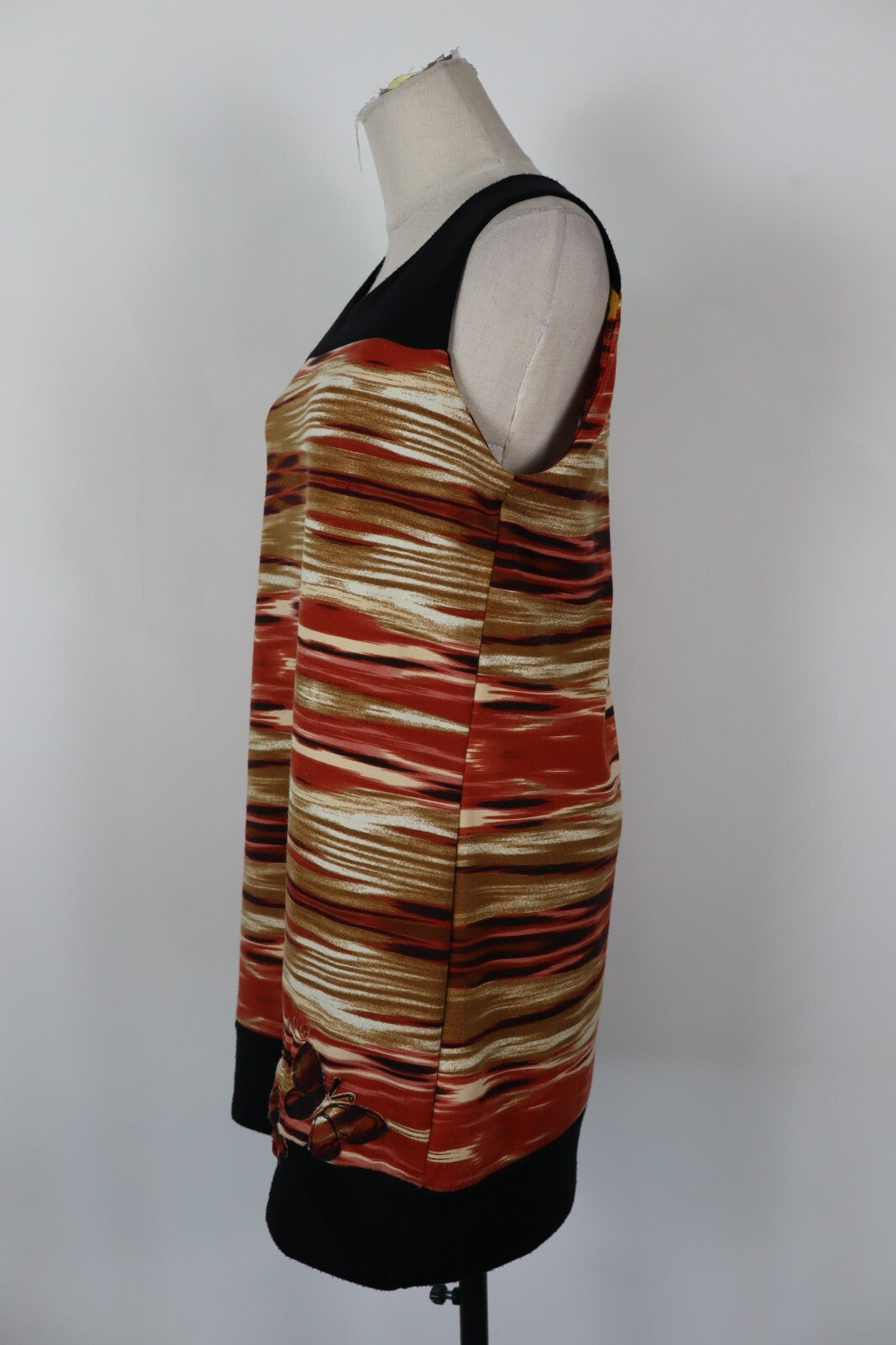 DESIGUAL VESTITO ABITO DONNA TG. XL  WOMAN CASUAL VINTAGE DRESS CON ZIP