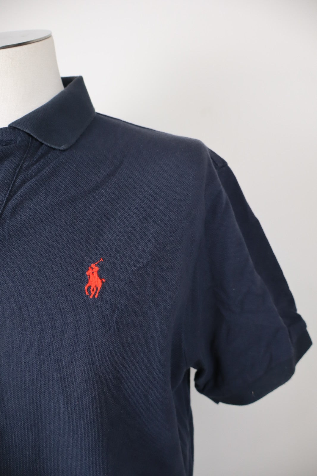 RALPH LAUREN MAGLIA POLO UOMO COTONE TG L MAN COTTON T-SHIRT CASUAL VINTAGE LOGO