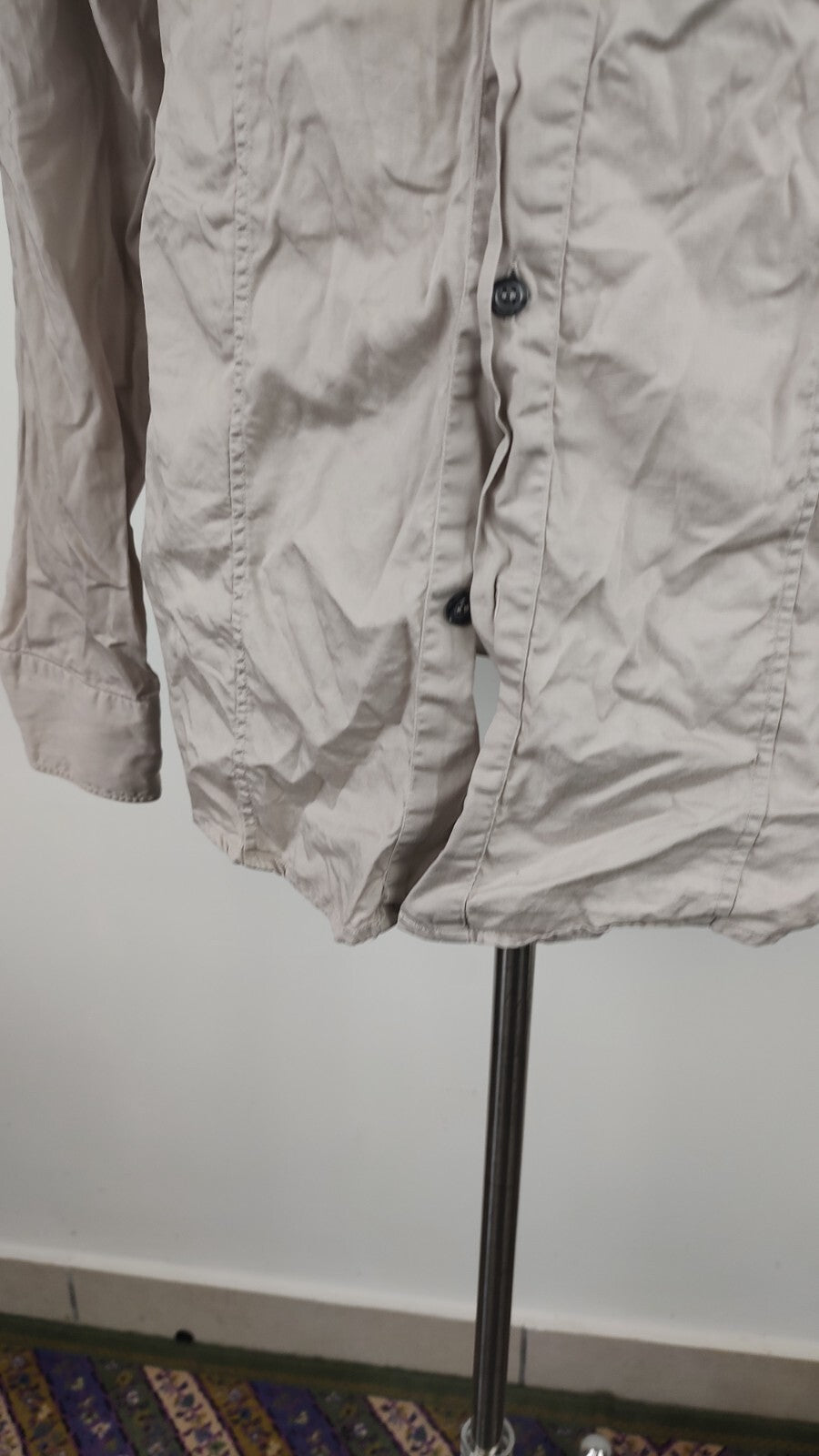 GIANFRANCO FERRE' JEANS CAMICIA UOMO COTONE TG 38 / 52  MAN CASUAL VINTAGE SHIRT