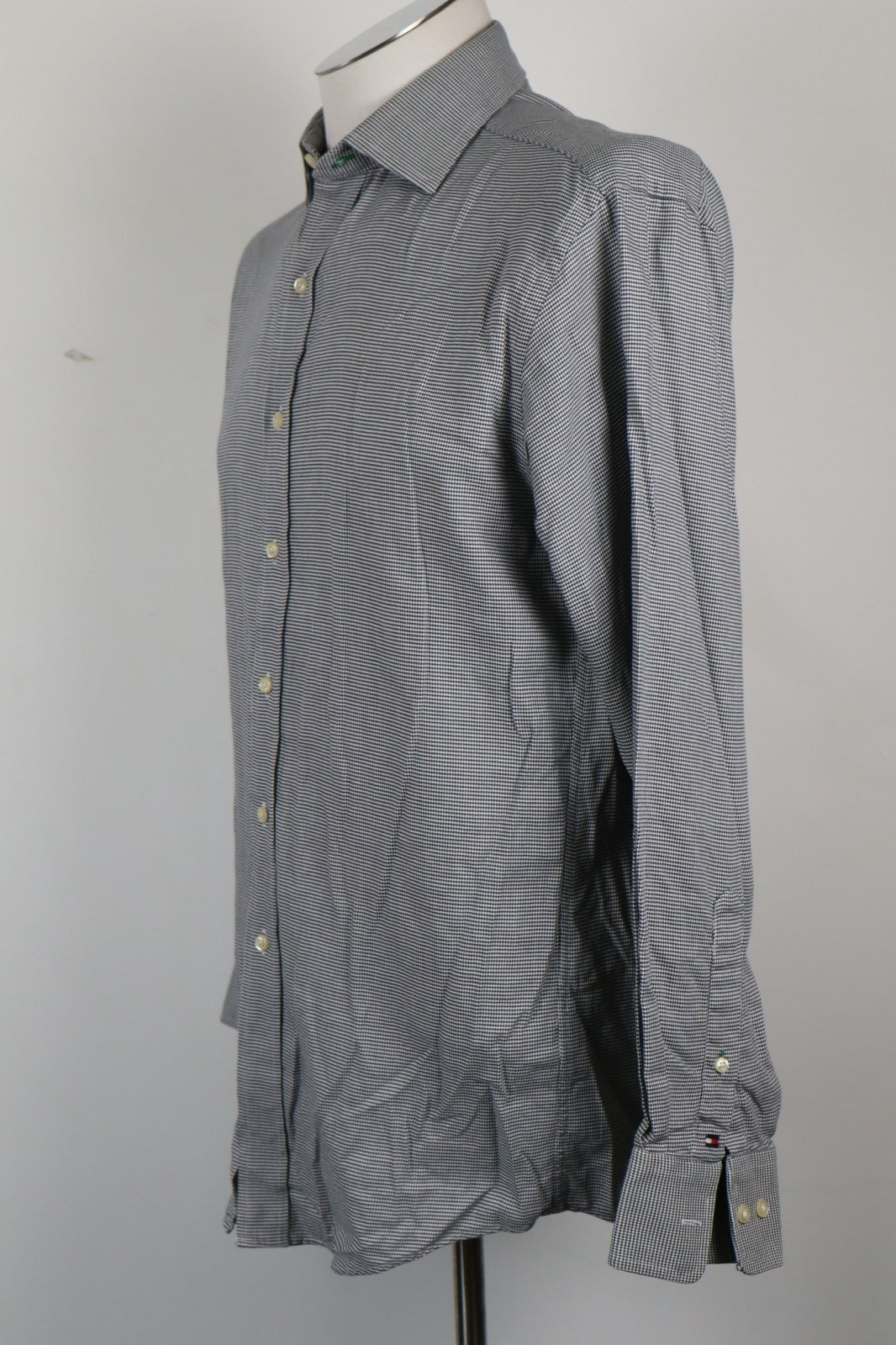 TOMMY HILFIGER SLIM FIT CAMICIA UOMO COTONE TG M MAN CASUAL VINTAGE COTTON SHIRT