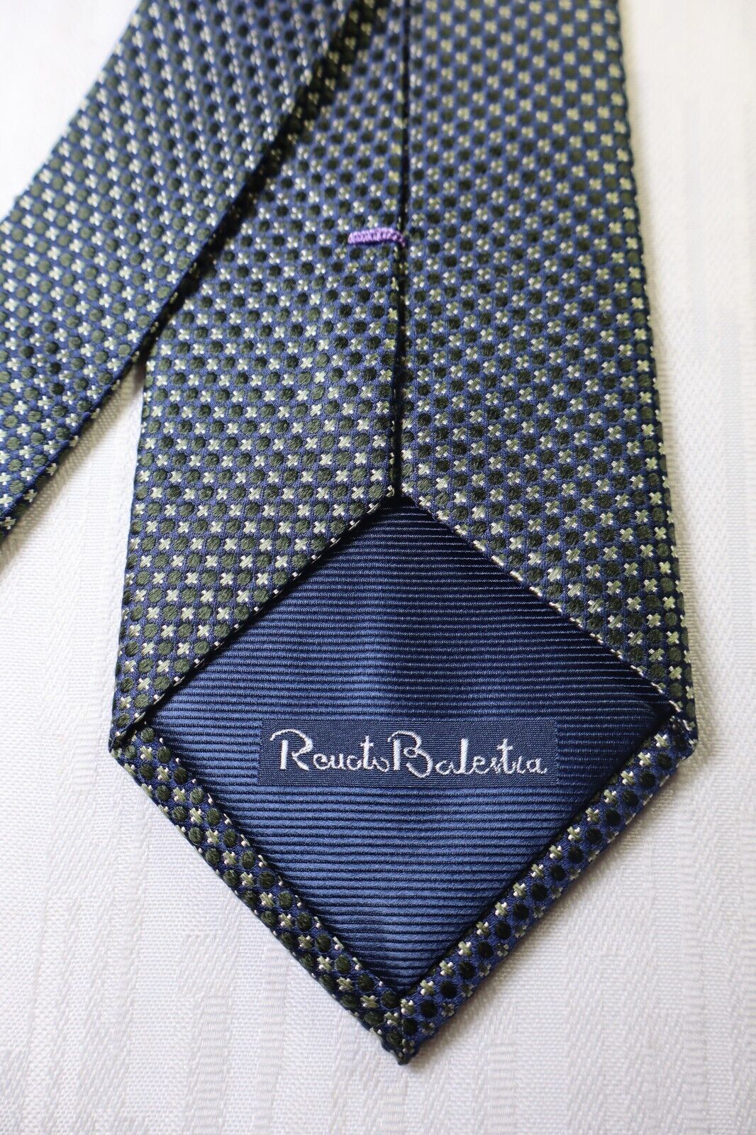 RENATO BALESTRA 100% SETA SILK TIE CRAVATTA NECKTIE ITALY VINTAGE CLASSIC UOMO