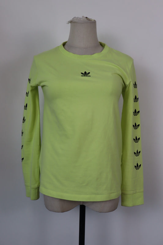 ADIDAS MAGLIA DONNA TG. 36 WOMAN CASUAL VINTAGE T-SHIRT COTONE