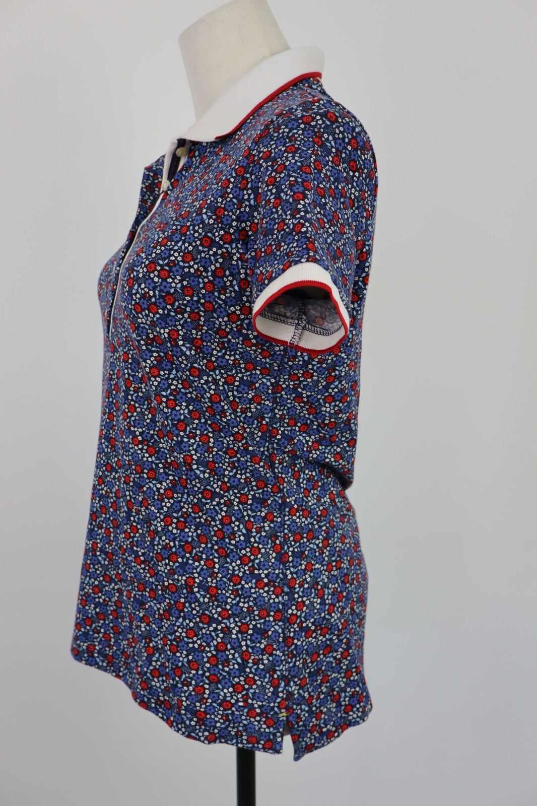 TOMMY HILFIGER POLO MAGLIA DONNA COTONE TG. S WOMAN COTTON SHIRT CASUAL VINTAGE