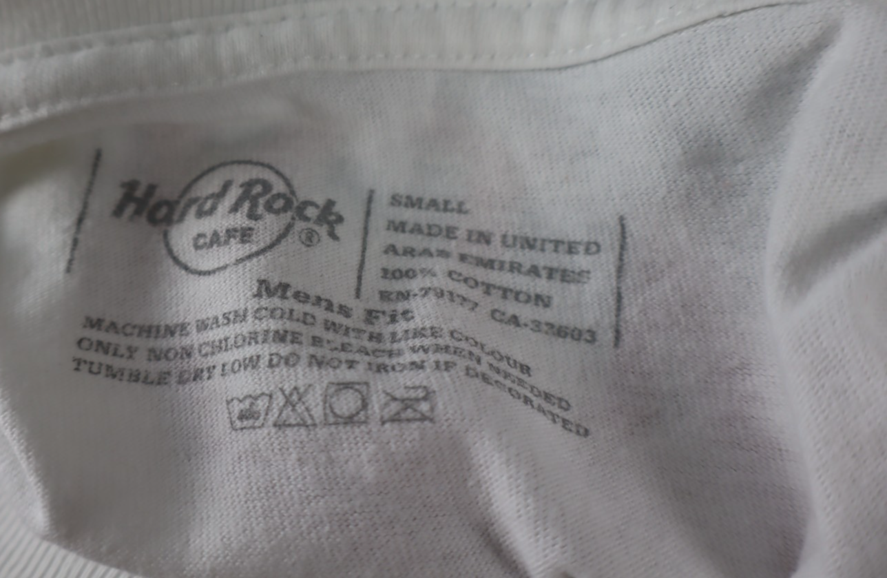 HARD ROCK CAFE LONDON MAGLIA UOMO TG. S MAN T-SHIRT VINTAGE CASUAL COTONE COTTON