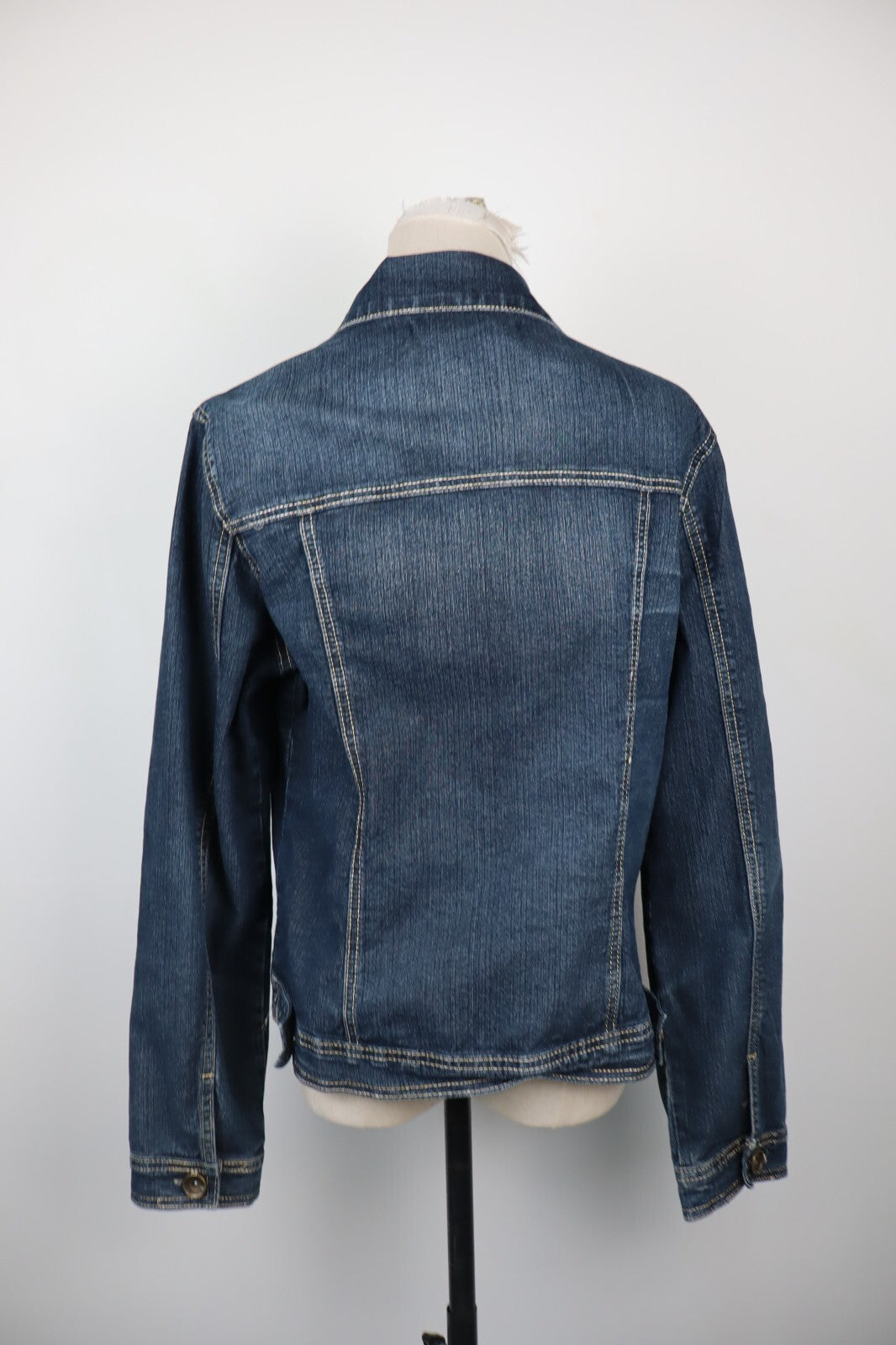 LAVINIA FONTANA GIUBBINO JEANS DENIM DONNA Tg M WOMAN CASUAL VINTAGE JACKET