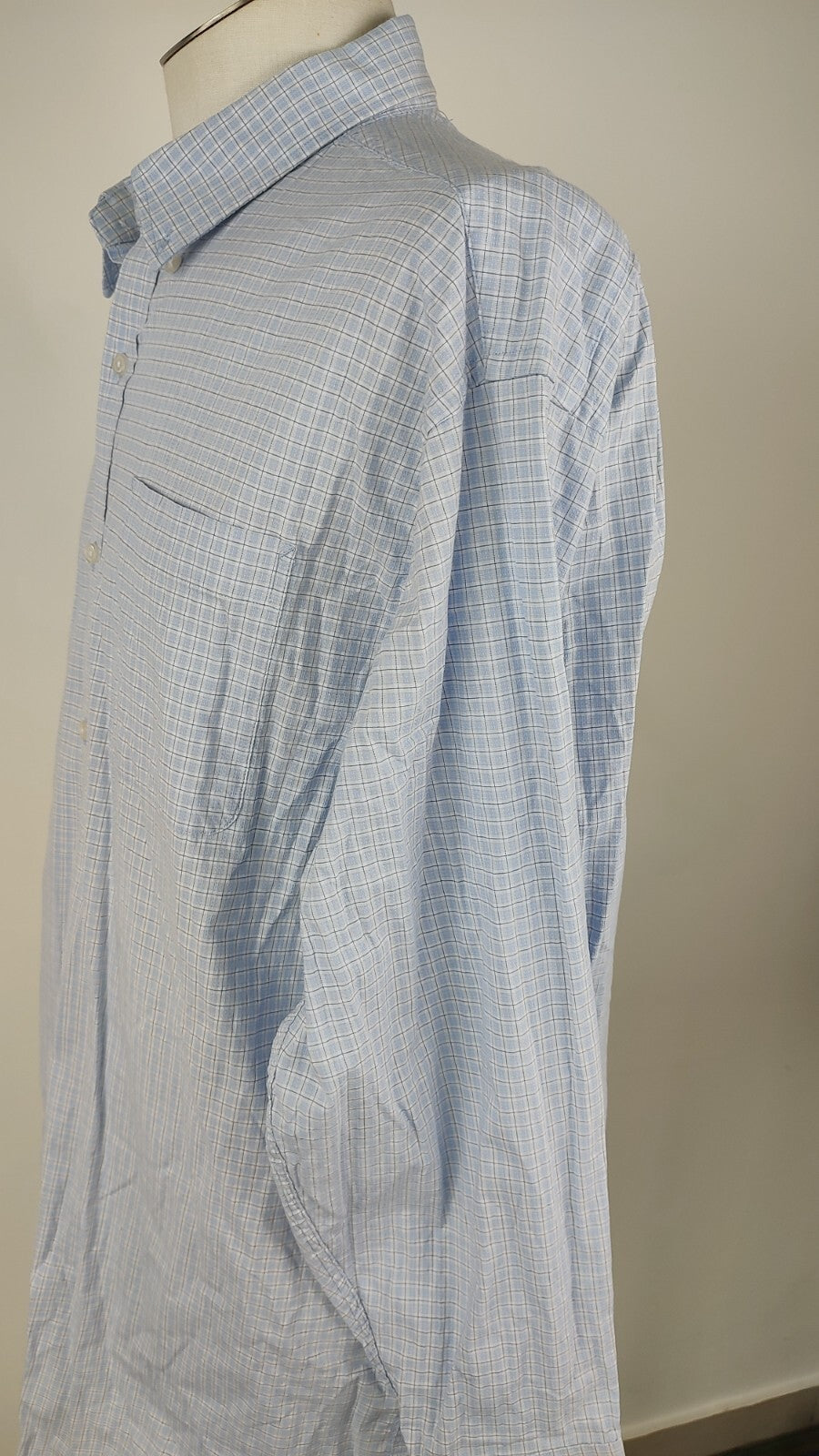 TOMMY HILFIGER CAMICIA UOMO COTONE TG. 2XL MAN CASUAL VINTAGE SHIRT